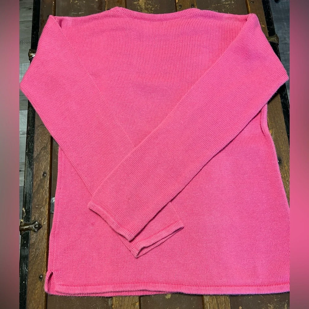 Vineyard Vines hot pink whale logo sweater size XL - Picture 6 of 6